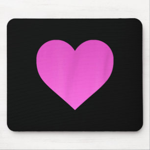 Ich liebe dich rosa lila Herz Valentinstag Emotic Mousepad