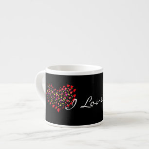 Ich liebe dich Roter Herz Date Espresso Kaffeetass Espressotasse