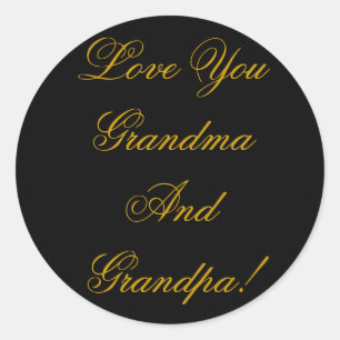 ICH LIEBE DICH RUNDER AUFKLEBER