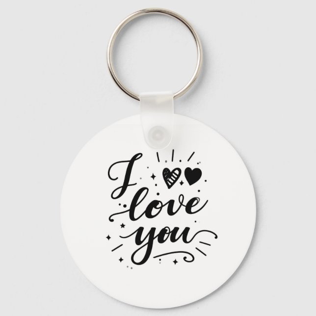 ich liebe dich schlüsselanhänger (Vorderseite)