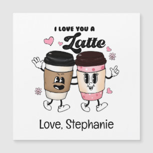 Ich liebe dich sehr Lustige romantische Valentinst Magnetkarte