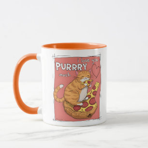 Ich liebe dich sehr lustiges Katzenliebhaber-Gesch Tasse
