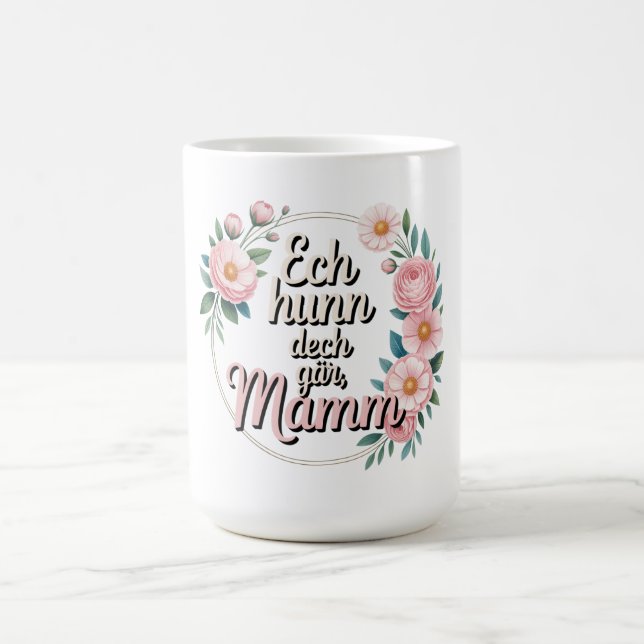 Ich liebe dich sehr, Mama Kaffeetasse (Mittel)