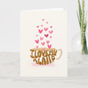 Ich liebe dich sehr Valentinstagskarte Karte