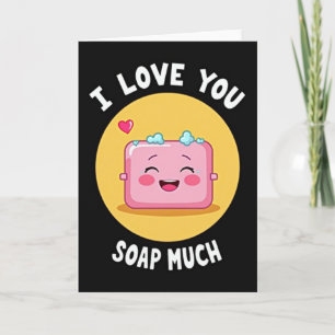 Ich liebe dich Seifenkarte sehr Karte