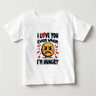 Ich Liebe dich selbst, wenn ich hungrig bin Baby T-shirt