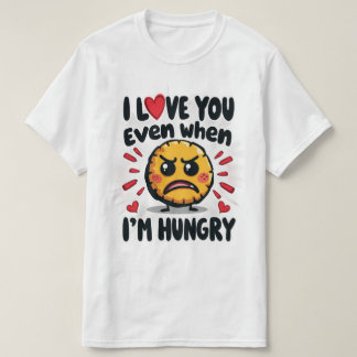 Ich Liebe dich selbst, wenn ich hungrig bin T-Shirt