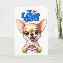 ICH LIEBE DICH - Siehe Innen. Karte