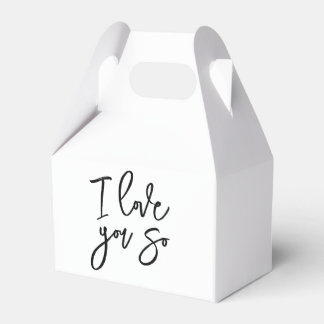 Ich liebe dich so Partygeschenkbox Geschenkschachtel