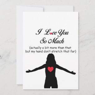 Ich liebe dich so sehr feiertagskarte