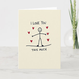 Ich liebe dich so sehr Karte