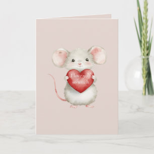 Ich liebe dich so sehr Maus Karte