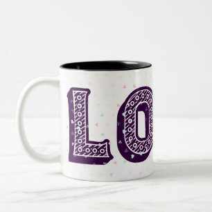 Ich liebe dich so sehr, meine Liebe Zweifarbige Tasse