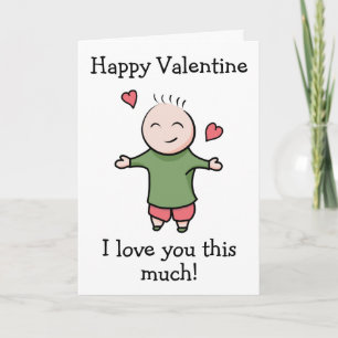 Ich liebe dich so sehr Valentinstag Feiertagskarte