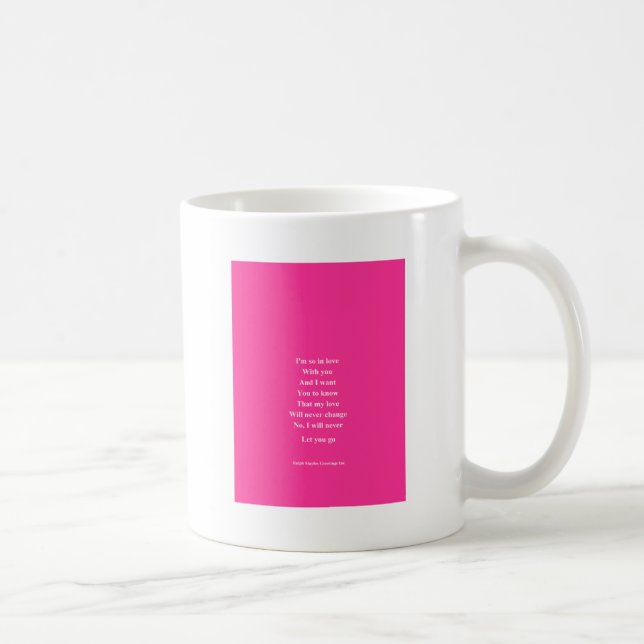 Ich Liebe dich so Valentinstag Tasse (Rechts)