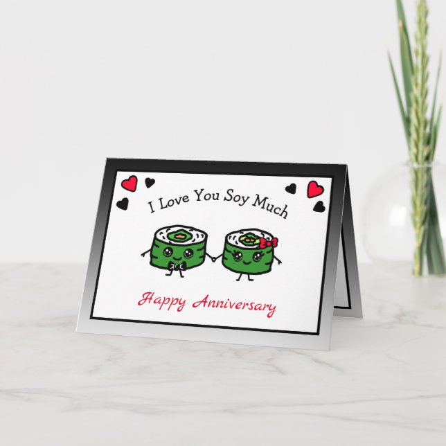 Ich Liebe dich so viel Sushi Pub Karte (Vorderseite)