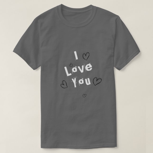 Ich Liebe dich T-Shirt (Design vorne)