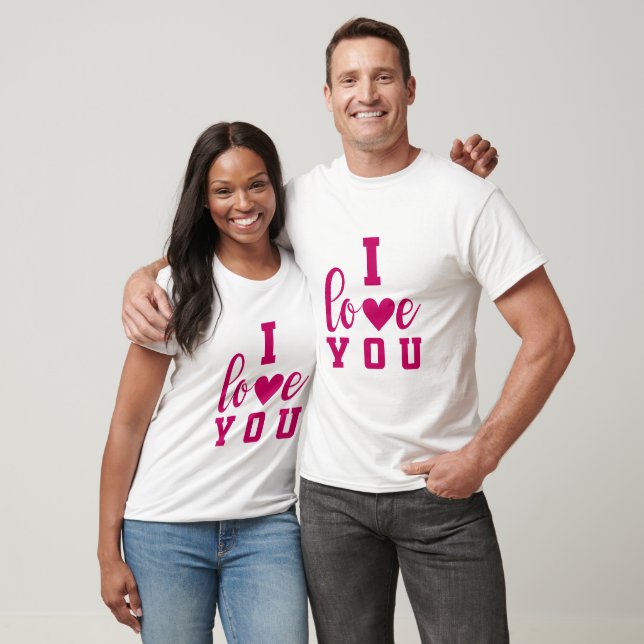 Ich liebe Dich T-Shirt (Unisex)