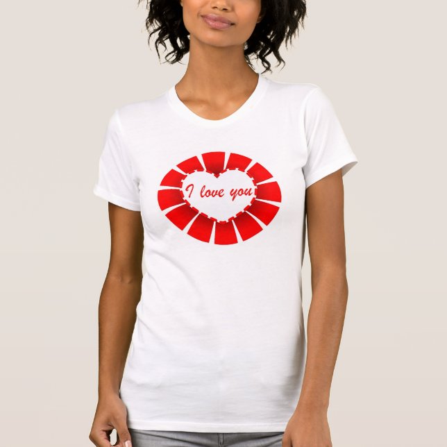 Ich Liebe dich T-Shirt (Vorderseite)