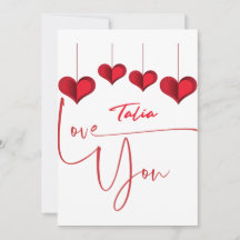 Ich liebe dich Talia- Das perfekte Geschenk für Ta