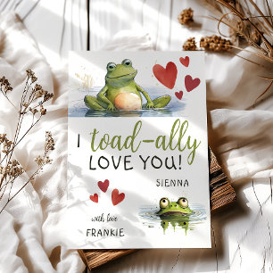 Ich liebe dich total Lustiger Valentinstag Feiertagskarte