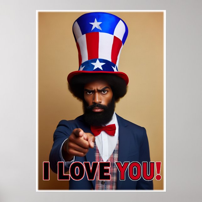 Ich Liebe dich! - Uncle Sam poster style (Vorne)