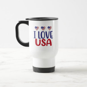 Ich liebe dich USA Reisebecher