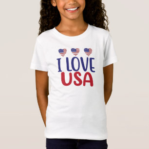 Ich liebe dich USA T-Shirt