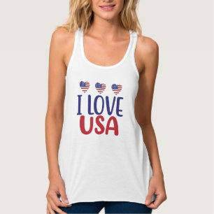 Ich liebe dich USA Tank Top