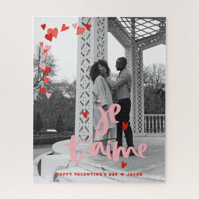 Ich liebe dich Valentine Paar Puzzle (Vertikal)