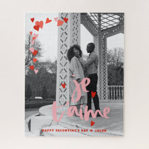 Ich liebe dich Valentins-Tag-Foto für Paare Puzzle