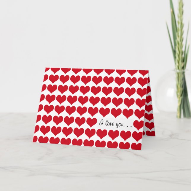 Ich Liebe dich. . . ~ VALENTINSTAG Feiertagskarte (Vorderseite)