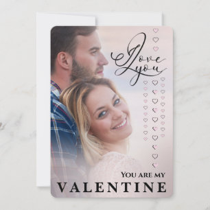 Ich liebe dich Valentinstag Foto Feiertagskarte