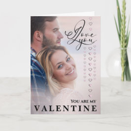 Ich liebe dich Valentinstag Foto Karte