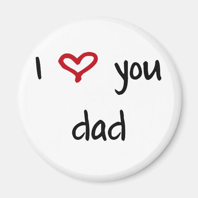 Ich Liebe dich, Vater Magnet (Vorne)