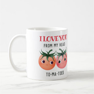Ich Liebe dich von meinem Kopf bis zu meinen Zehen Kaffeetasse