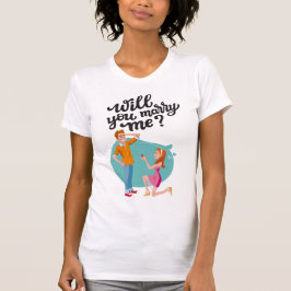 Ich Liebe dich...wirst du mich heiraten? T-Shirt