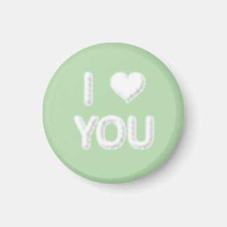Ich liebe dich Wolken Magnet