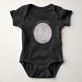 Ich Liebe dich zum Mond und zurück Baby Strampler
