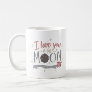 Ich Liebe dich zum Mond und zurück Kaffeetasse