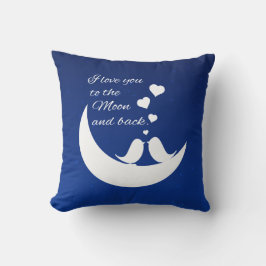 Ich Liebe dich zum Mond und zurück Kissen