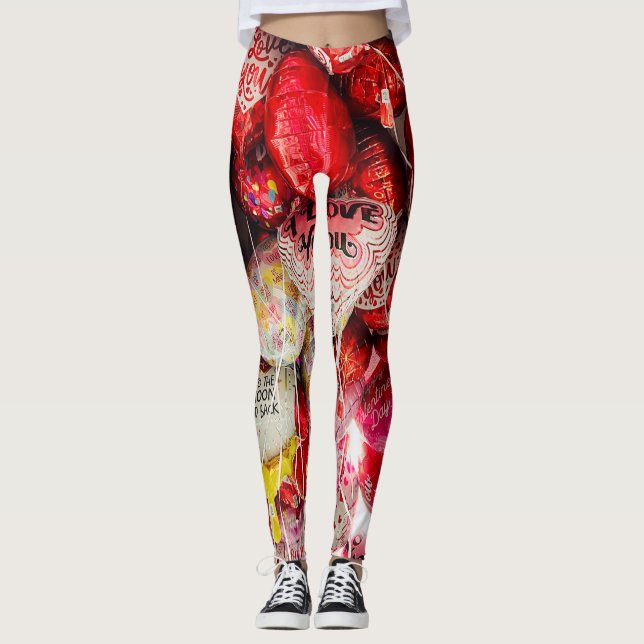 Ich Liebe dich zum Mond und zurück Leggings (Vorderseite)