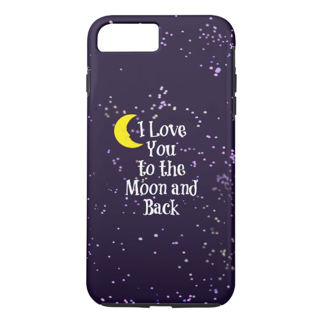Ich Liebe dich zum Mond und zurück - Mann im Mond Case-Mate iPhone Hülle (Rückseite)