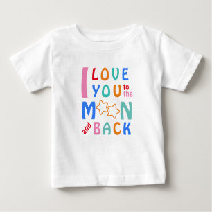 Ich Liebe dich zum Mond und zurück - mein kleiner  Baby T-shirt