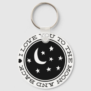 Ich Liebe dich zum Mond und zurück Schlüsselanh Schlüsselanhänger
