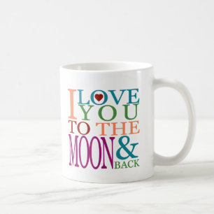 Ich Liebe dich zum Mond und zurück Tasse