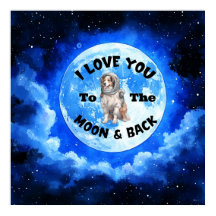 Ich Liebe dich zum Mond und zurück zum australisch