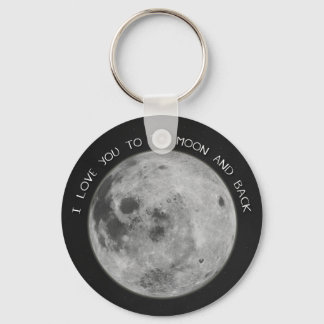 Ich Liebe dich zum Mond und zurück zum Sternenhimm Schlüsselanhänger