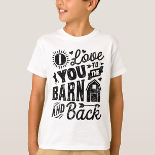 Ich Liebe dich zum Pferd und zum Pferdeschwanz T-Shirt