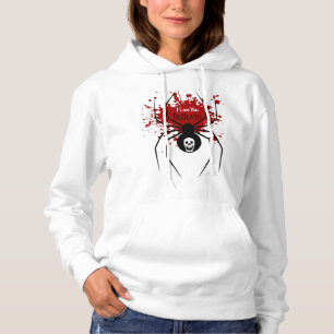 Ich Liebe dich zum Tode der Spinne Hoodie